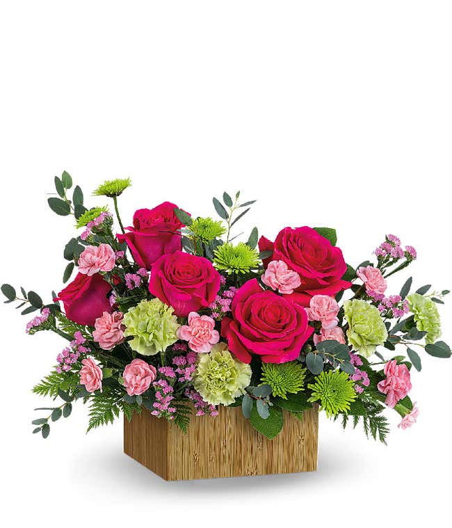 Pristine Pink Bamboo Bouquet