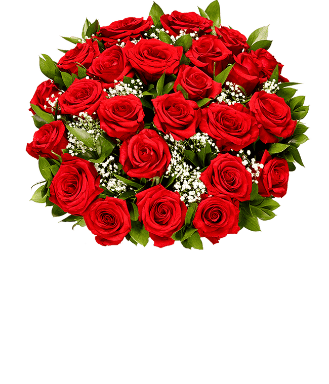 Partial image of Romantic Starry Night Roses - DOUBLE! without vase.