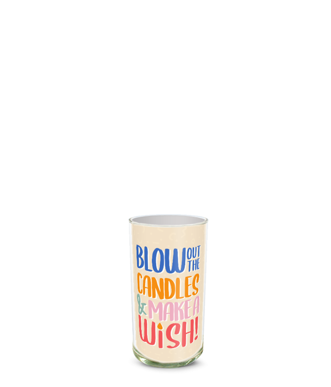 Partial image of Custom Photo Vase without flowers.