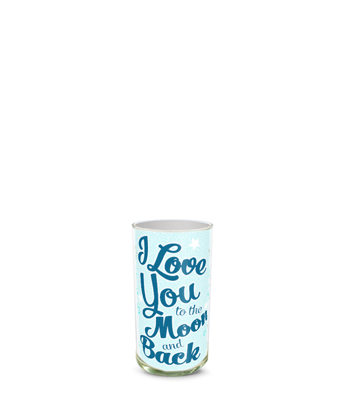Partial image of Custom Photo Vase without flowers.