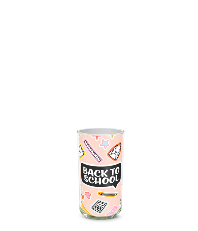 Partial image of Custom Photo Vase without flowers.